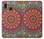 W3694 Hippie Art Pattern Hülle Schutzhülle Taschen und Leder Flip für Samsung Galaxy A20, Galaxy A30