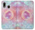 W3709 Pink Galaxy Hülle Schutzhülle Taschen und Leder Flip für Samsung Galaxy A20, Galaxy A30