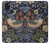W3791 William Morris Strawberry Thief Fabric Hülle Schutzhülle Taschen und Leder Flip für Samsung Galaxy A21s
