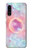 W3709 Pink Galaxy Hülle Schutzhülle Taschen und Leder Flip für Samsung Galaxy A90 5G