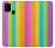 W3678 Colorful Rainbow Vertical Hülle Schutzhülle Taschen und Leder Flip für Samsung Galaxy M31