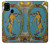 W3746 Tarot Card The World Hülle Schutzhülle Taschen und Leder Flip für Samsung Galaxy M31