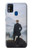 W3789 Wanderer above the Sea of Fog Hülle Schutzhülle Taschen und Leder Flip für Samsung Galaxy M31