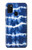 W3671 Blue Tie Dye Hülle Schutzhülle Taschen und Leder Flip für Samsung Galaxy M21