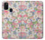 W3688 Floral Flower Art Pattern Hülle Schutzhülle Taschen und Leder Flip für Samsung Galaxy M21