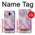 W3706 Pastel Rainbow Galaxy Pink Sky Hülle Schutzhülle Taschen und Leder Flip für Samsung Galaxy J6+ (2018), J6 Plus (2018)
