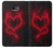 W3682 Devil Heart Hülle Schutzhülle Taschen und Leder Flip für Samsung Galaxy J4+ (2018), J4 Plus (2018)