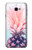 W3711 Pink Pineapple Hülle Schutzhülle Taschen und Leder Flip für Samsung Galaxy J4+ (2018), J4 Plus (2018)