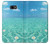 W3720 Summer Ocean Beach Hülle Schutzhülle Taschen und Leder Flip für Samsung Galaxy J4+ (2018), J4 Plus (2018)
