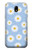 W3681 Daisy Flowers Pattern Hülle Schutzhülle Taschen und Leder Flip für Samsung Galaxy J5 (2017) EU Version