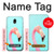 W3708 Pink Flamingo Hülle Schutzhülle Taschen und Leder Flip für Samsung Galaxy J5 (2017) EU Version