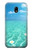 W3720 Summer Ocean Beach Hülle Schutzhülle Taschen und Leder Flip für Samsung Galaxy J3 (2017) EU Version