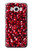 W3757 Pomegranate Hülle Schutzhülle Taschen und Leder Flip für Samsung Galaxy J7 (2016)