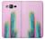 W3673 Cactus Hülle Schutzhülle Taschen und Leder Flip für Samsung Galaxy On5