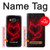 W3682 Devil Heart Hülle Schutzhülle Taschen und Leder Flip für Samsung Galaxy On5