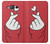 W3701 Mini Heart Love Sign Hülle Schutzhülle Taschen und Leder Flip für Samsung Galaxy On5