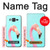 W3708 Pink Flamingo Hülle Schutzhülle Taschen und Leder Flip für Samsung Galaxy On5