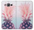 W3711 Pink Pineapple Hülle Schutzhülle Taschen und Leder Flip für Samsung Galaxy On5