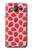 W3719 Strawberry Pattern Hülle Schutzhülle Taschen und Leder Flip für Samsung Galaxy On5