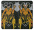 W3740 Tarot Card The Devil Hülle Schutzhülle Taschen und Leder Flip für Samsung Galaxy On5