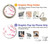 W3707 Pink Cherry Blossom Spring Flower Hülle Schutzhülle Taschen und Leder Flip für Google Pixel XL
