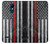 W3687 Firefighter Thin Red Line American Flag Hülle Schutzhülle Taschen und Leder Flip für LG K8 (2018)