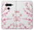 W3707 Pink Cherry Blossom Spring Flower Hülle Schutzhülle Taschen und Leder Flip für LG V40, LG V40 ThinQ