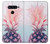 W3711 Pink Pineapple Hülle Schutzhülle Taschen und Leder Flip für LG V40, LG V40 ThinQ