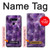 W3713 Purple Quartz Amethyst Graphic Printed Hülle Schutzhülle Taschen und Leder Flip für LG V40, LG V40 ThinQ