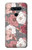 W3716 Rose Floral Pattern Hülle Schutzhülle Taschen und Leder Flip für LG V40, LG V40 ThinQ