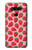 W3719 Strawberry Pattern Hülle Schutzhülle Taschen und Leder Flip für LG V40, LG V40 ThinQ