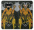 W3740 Tarot Card The Devil Hülle Schutzhülle Taschen und Leder Flip für LG V40, LG V40 ThinQ