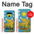 W3744 Tarot Card The Star Hülle Schutzhülle Taschen und Leder Flip für LG V40, LG V40 ThinQ