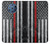 W3687 Firefighter Thin Red Line American Flag Hülle Schutzhülle Taschen und Leder Flip für Nokia 9 PureView