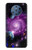 W3689 Galaxy Outer Space Planet Hülle Schutzhülle Taschen und Leder Flip für Nokia 9 PureView