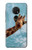 W3680 Cute Smile Giraffe Hülle Schutzhülle Taschen und Leder Flip für Nokia 6.2