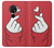 W3701 Mini Heart Love Sign Hülle Schutzhülle Taschen und Leder Flip für Nokia 6.2