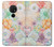 W3705 Pastel Floral Flower Hülle Schutzhülle Taschen und Leder Flip für Nokia 6.2