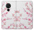 W3707 Pink Cherry Blossom Spring Flower Hülle Schutzhülle Taschen und Leder Flip für Nokia 6.2