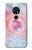 W3709 Pink Galaxy Hülle Schutzhülle Taschen und Leder Flip für Nokia 6.2