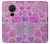 W3710 Pink Love Heart Hülle Schutzhülle Taschen und Leder Flip für Nokia 6.2