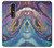 W3676 Colorful Abstract Marble Stone Hülle Schutzhülle Taschen und Leder Flip für Nokia 4.2