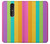 W3678 Colorful Rainbow Vertical Hülle Schutzhülle Taschen und Leder Flip für Nokia 4.2