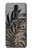 W3692 Gray Black Palm Leaves Hülle Schutzhülle Taschen und Leder Flip für Nokia 4.2