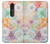 W3705 Pastel Floral Flower Hülle Schutzhülle Taschen und Leder Flip für Nokia 4.2