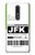 W3664 Airline Travel Luggage Label Hülle Schutzhülle Taschen und Leder Flip für Nokia 3.1 plus