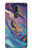 W3676 Colorful Abstract Marble Stone Hülle Schutzhülle Taschen und Leder Flip für Nokia 3.1 plus