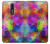 W3677 Colorful Brick Mosaics Hülle Schutzhülle Taschen und Leder Flip für Nokia 3.1 plus