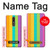 W3678 Colorful Rainbow Vertical Hülle Schutzhülle Taschen und Leder Flip für Nokia 3.1 plus