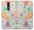 W3705 Pastel Floral Flower Hülle Schutzhülle Taschen und Leder Flip für Nokia 3.1 plus